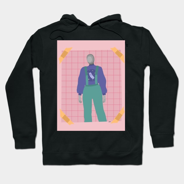 Sticky Note Hoodie by Siofra Design